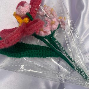 Handmade Crochet Small Bouquet