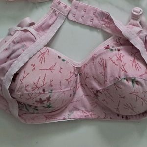 🩷36B Padded Cotton Bra BabyPink🩷