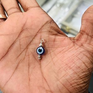 Pure Silver Evil Eye Pendent