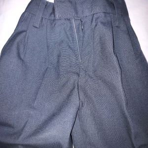 Kids Grey School Pant Combo Of 2