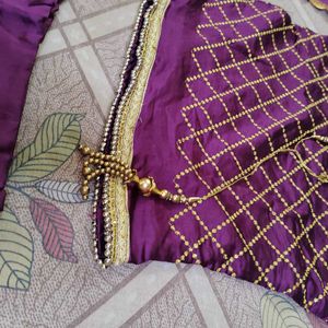 NEW Purple Lehnga Choli With Dupatta