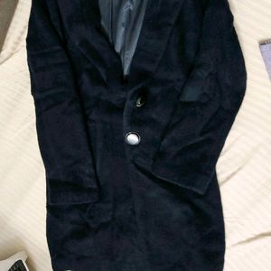 Winters Long Coat Navy Blue