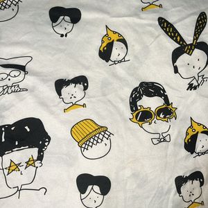 Cute Cartoon Printed Top