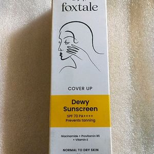 Foxtale Dewy Sunscreen Spf70 Pa++++