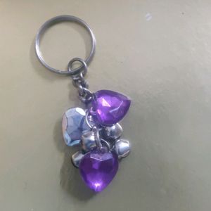 Keychain Diamond Heart Shaped