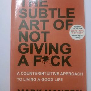 The Subtle Art Of Not Giving A f*ck