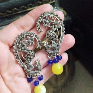 Peacock Earrings