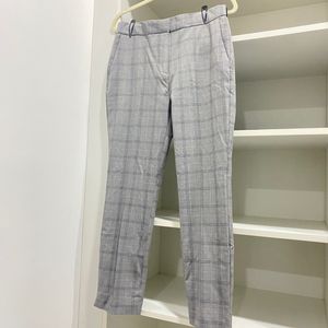 Zara Checkered Tailored Trousers