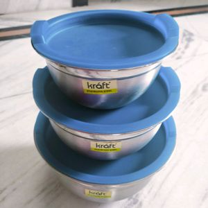 3 Pcs Serve And Storage Set