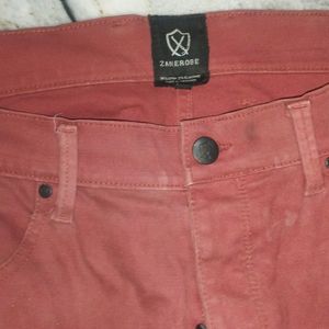 Men's Black Jean And Red Nikar