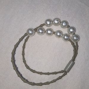 White Pearl Bracelets