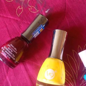 5 Multicolour Nail Polishes