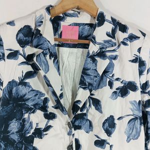 Multicolor Printed Casual Blazer (Women)