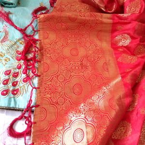 Embroidered Lehenga Choli With Banarsi Duppata