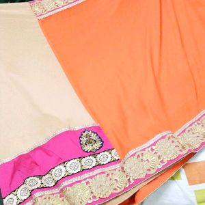 Wedding Wear Heavy Saree With Blouse