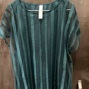 Green Casual Top From Kazo