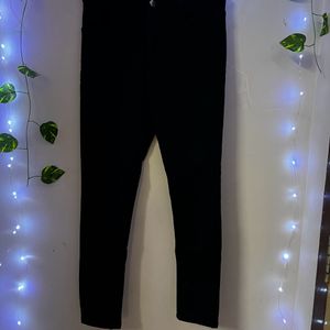 Dark Bold Black High Waist Quality Jean W 28-30