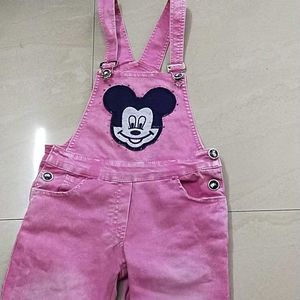 Dungaree Beautiful Dress 4 To 7 Year Old