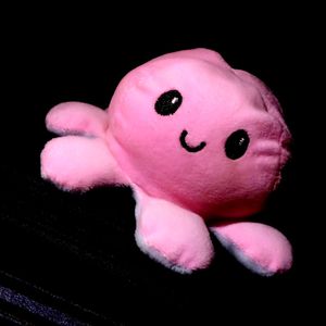 pink and blue Super Soft Octopus Animal Toy