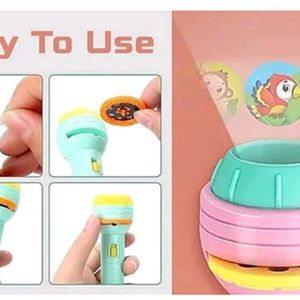 Kids projection flashlight