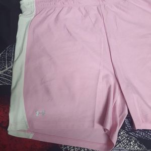 Heat Gear pink white shorts size xl,xxl