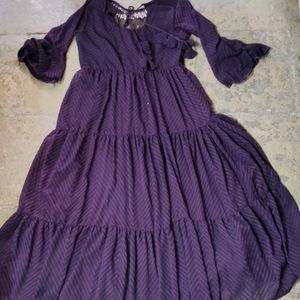 Purple Ethnic Gown