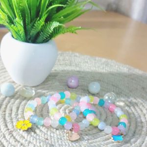 Multi Color Quartz beads Bracelets