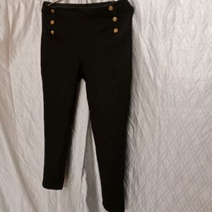 Zara Black Slim Trouser