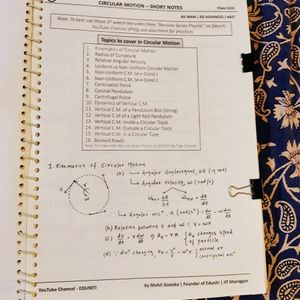 Eduniti Notes Binder Both Class 11 And 12