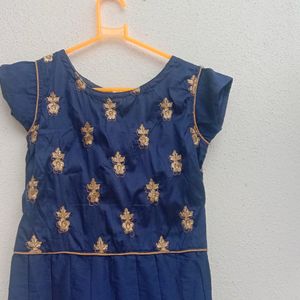 Blue Dress With Dupatta