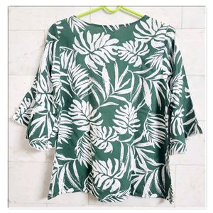 New Tropical Print Top