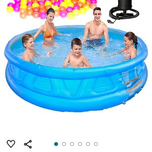 1 time used big adults swimming pool