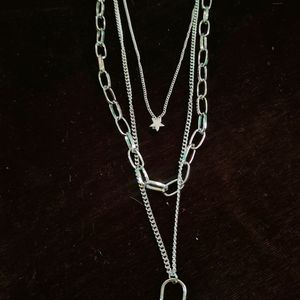 Three Layer Silver Chain