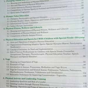 Class 11 , Physical Education Book