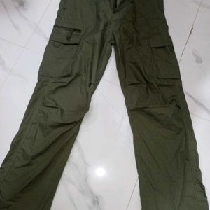 Unworn Luxury Olive Green Cargo Pants