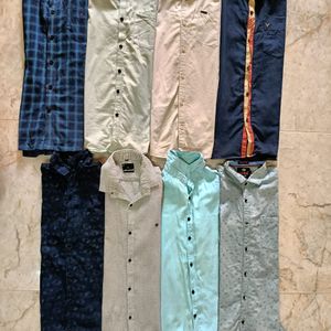 Pack Of 8 Men Shirts