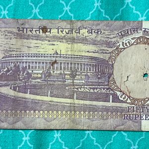 50rs Without Flag Signed By Kr Puri Rare