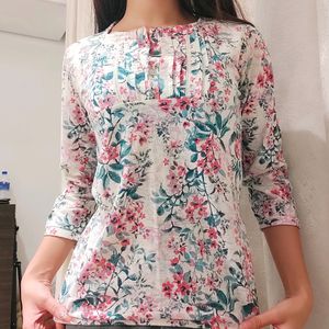 Kurti Floral Top