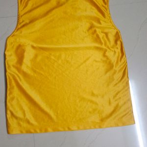 Gold Colour Tank Top