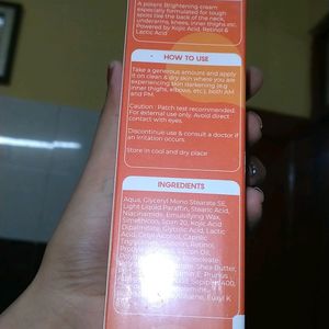 Brightening Cream For Elbows, Neck, Underarms