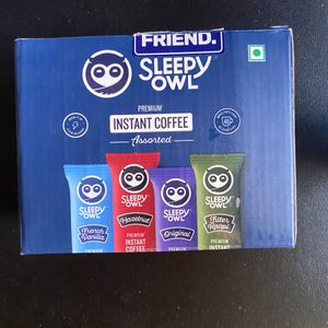 Sleepy owl - assorted 40 coffee sachets