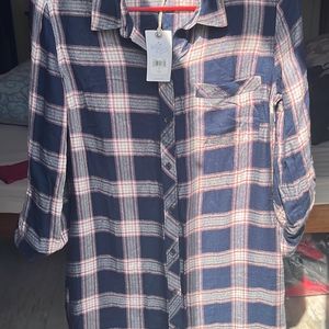 Long Flannel Shirt (Imported)