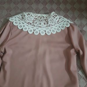 Pink korean style top 💖