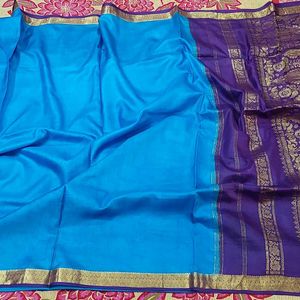 Used Mysoore Silk Saree For Sale