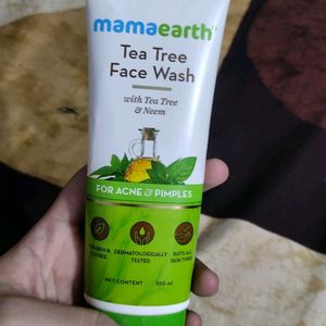 Mamaearth Tee Tree Face Wash Unsealed But It's New