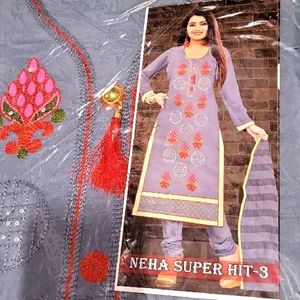 Salwar Suit Material & Duppata. 40 Rs off Shipping