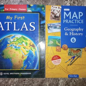 NEW Atlas And Map Practice Book (History And Geography)