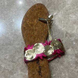 Embroidered Flats For Ethnic Wear