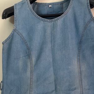 Denim One Piece Or Kurta