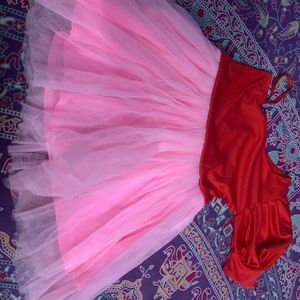 Red & Pink Dress